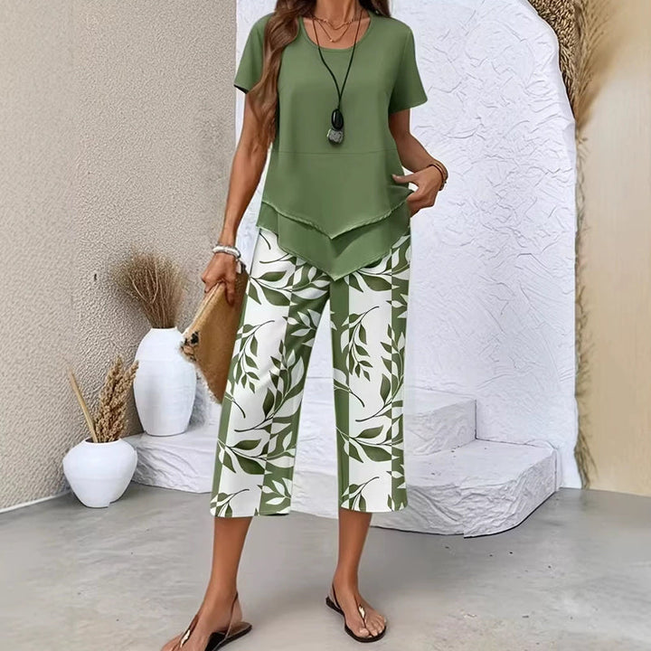 Completo due pezzi elegante e confortevole per donna