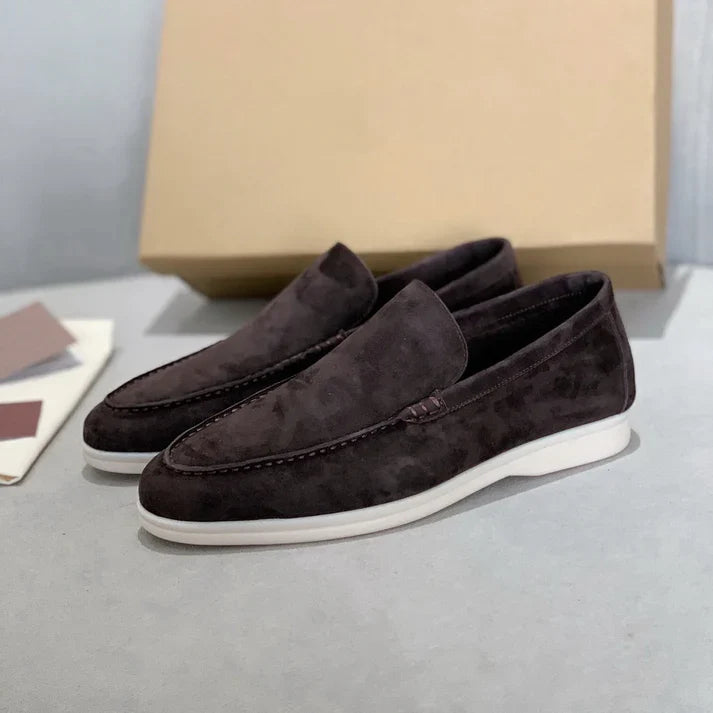 Mocassini uomo in suede eleganti comfort ammortizzato